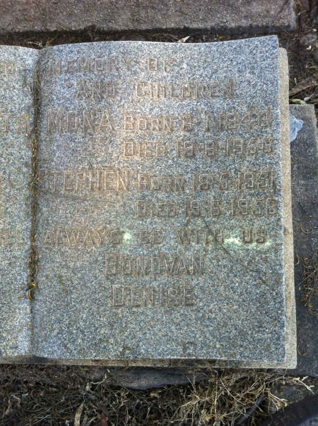 SLATER Mona 1948-1956 :: SLATER Stephen 1951-1956