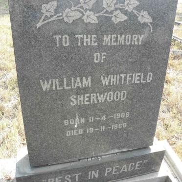 SHERWOOD William Whitfield 1908-1960