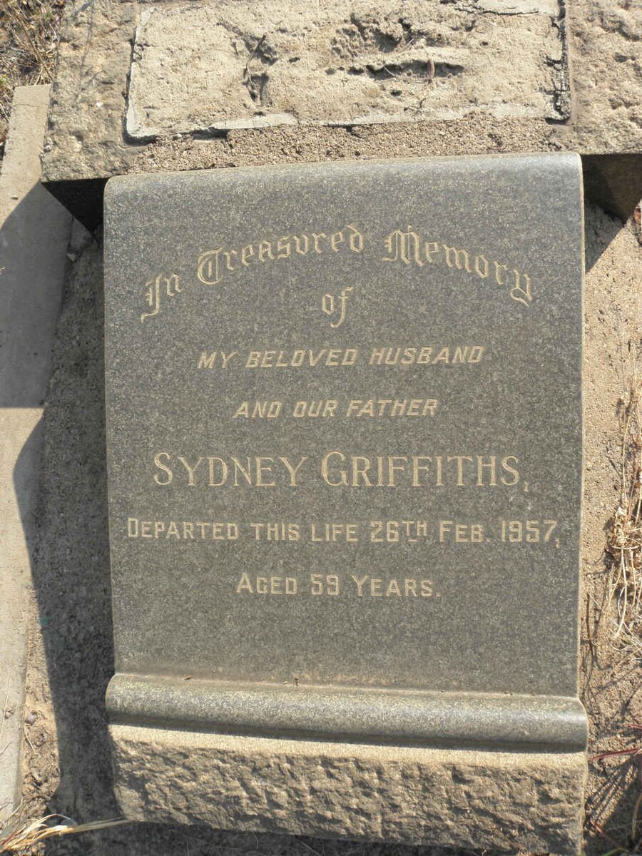 GRIFFITHS Sydney -1957