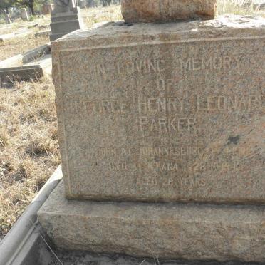 PARKER George Henry Leonard 191?-194?