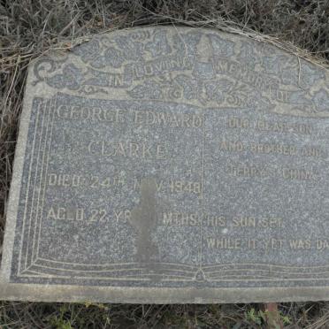 CLARKE George Edward -1948