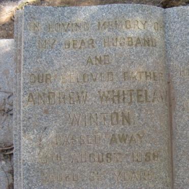 WINTON Andrew Whitelaw -1958