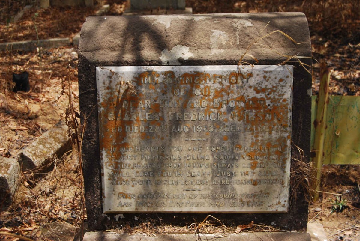 WILSON Charles Fredrick -1923