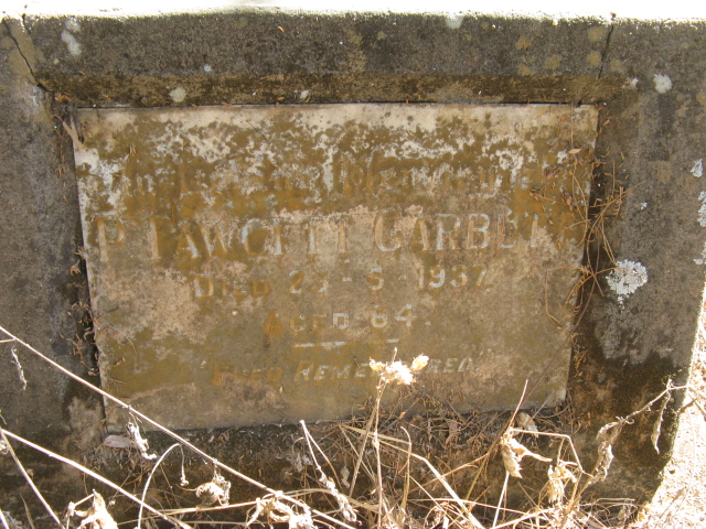 GARB?? P. ?awcett -1937