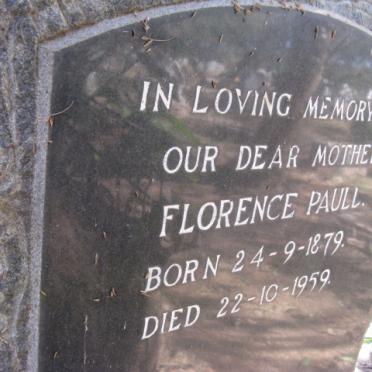 PAULL Florence 1879-1959