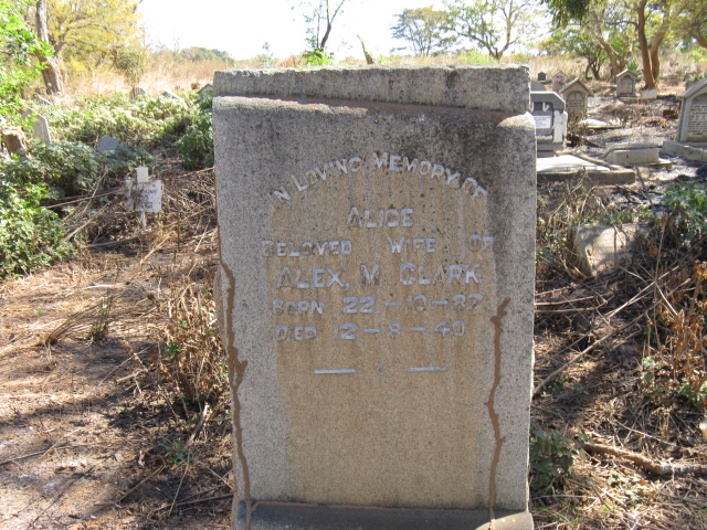 CLARK Alice 1887-1940