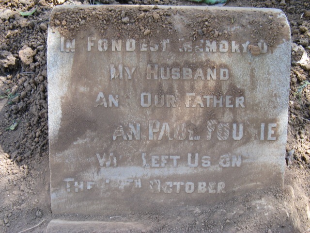 FOURIE ?an Paul