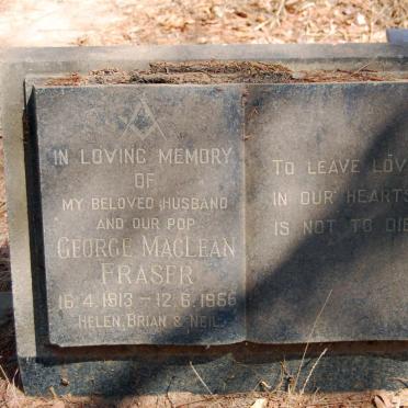 FRASER George Maclean 1913-1966
