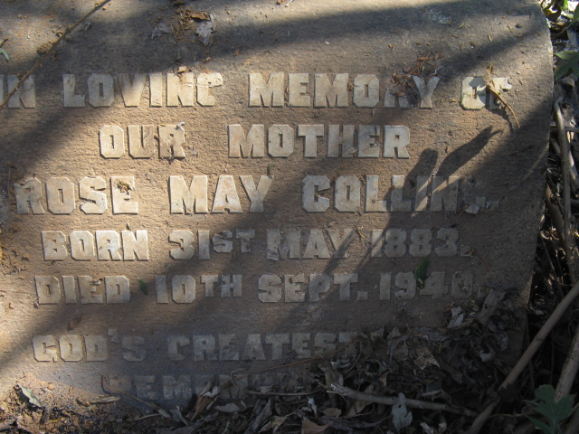 COLLINS Rose May 1883-1940