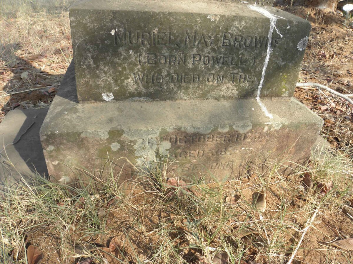 BROWNE Muriel May nee POWELL -1923