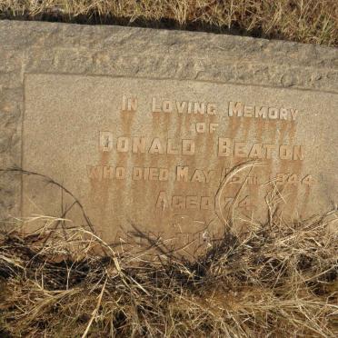 BEATON Donald -1944