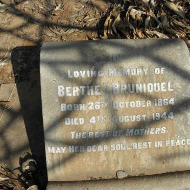 BRUNIQUEL Berthe 1864-1944