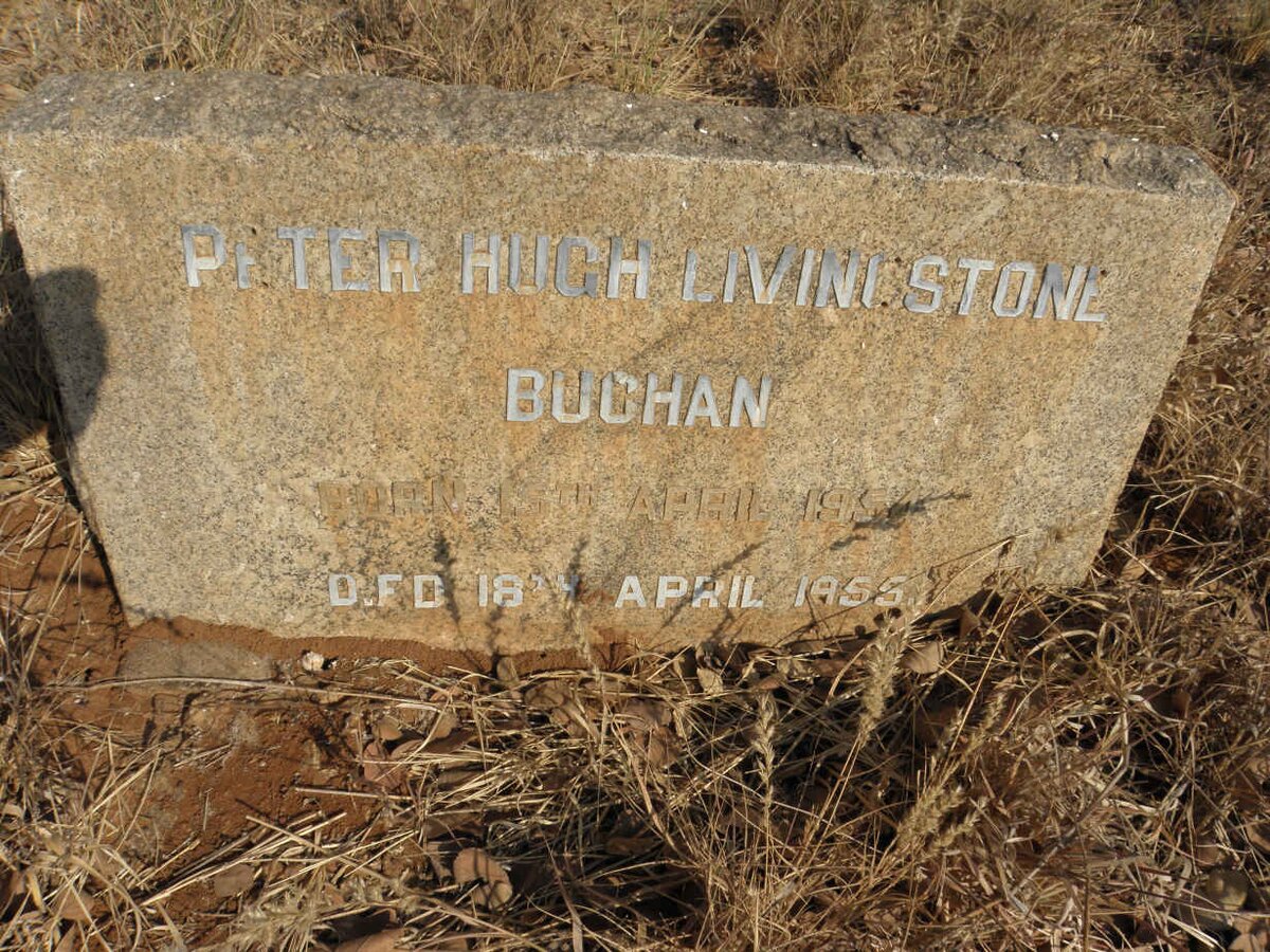 BUCHAN Peter Hugh Livingstone 1954-1955