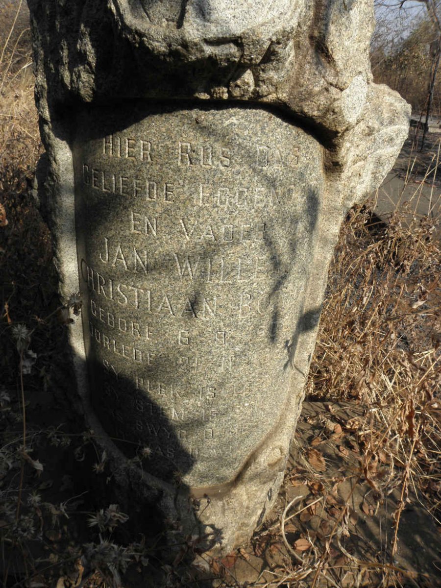 BOTHA Jan Willem Christiaan 1909-1962