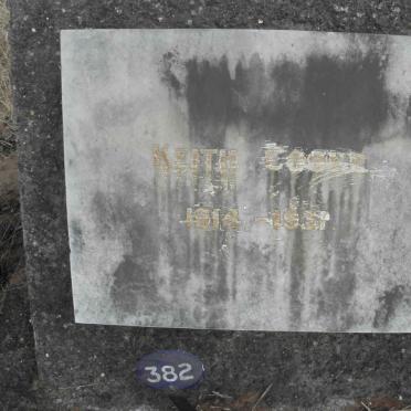 COOKE Keith 1914-1931