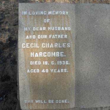 HARCOMBE Cecil Charles -1936