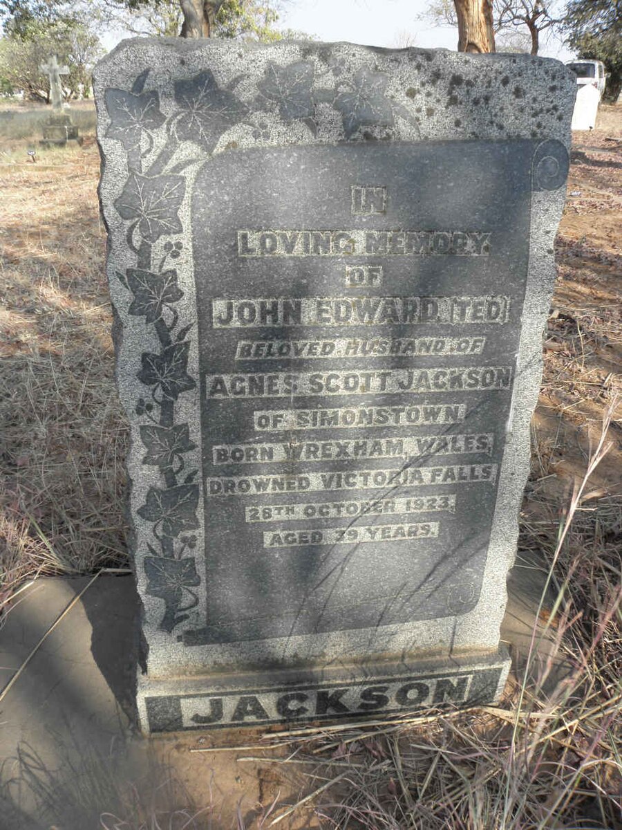 JACKSON John Edward -1923