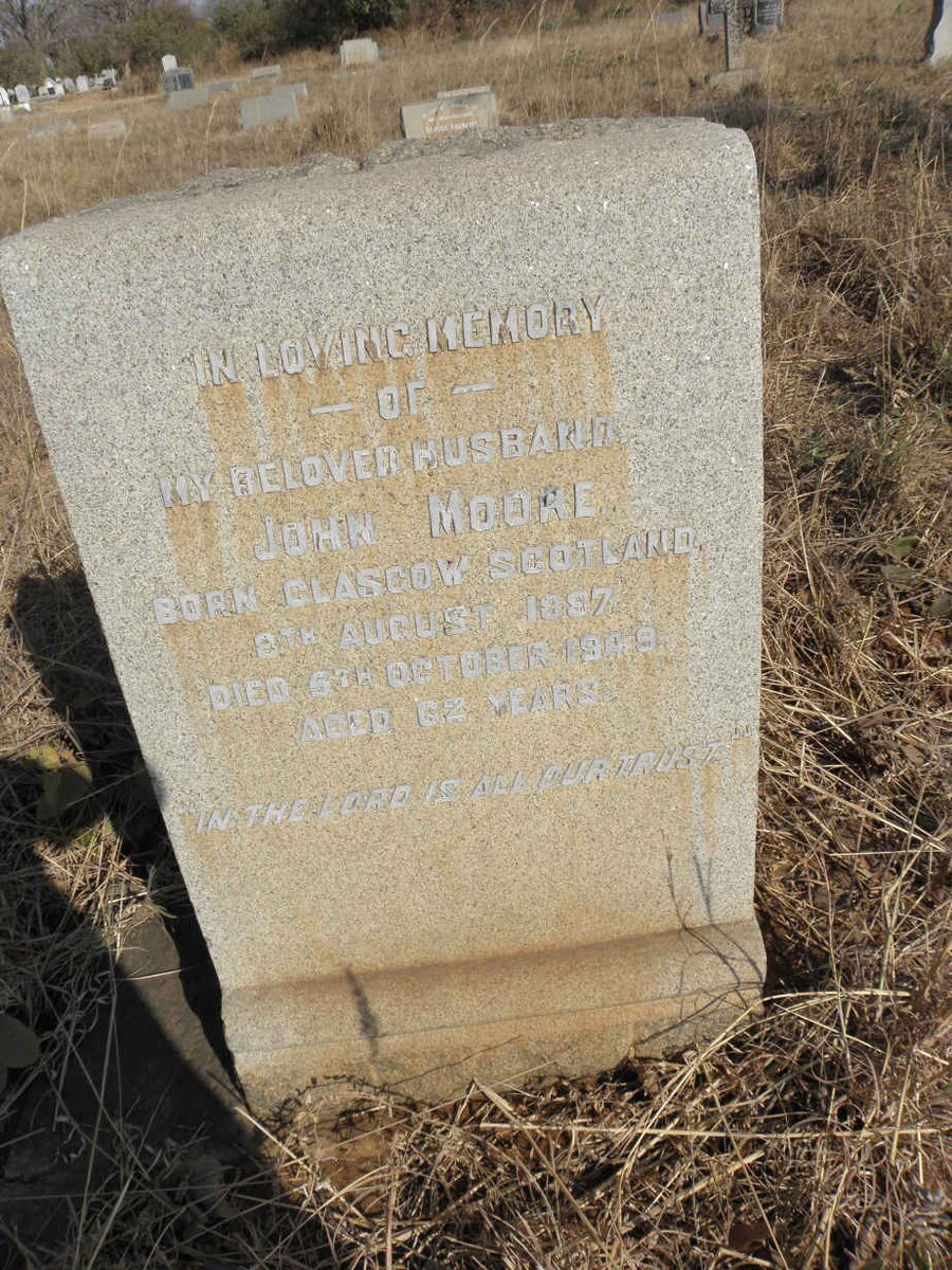 MOORE John 1887-1949