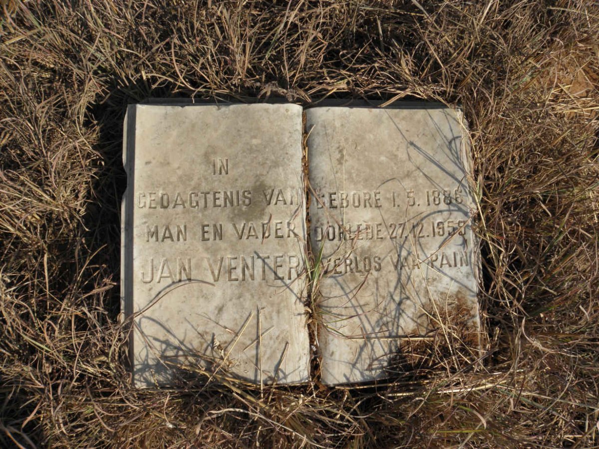VENTER Jan 1886-1959
