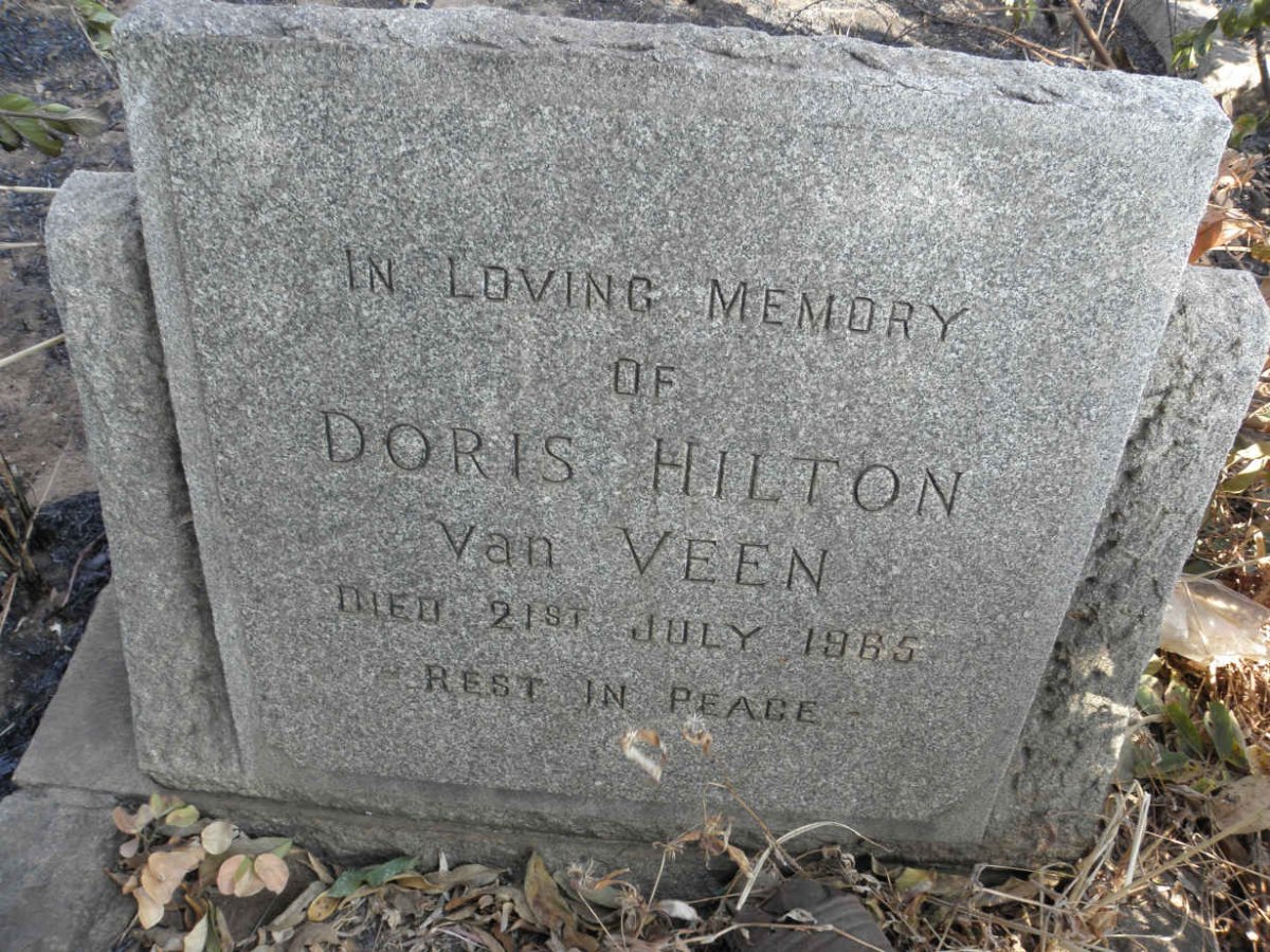 VEEN Doris Hilton, van -1965