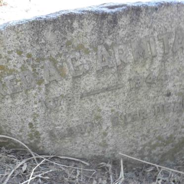 ARMITAGE Fred A. 1878-1944