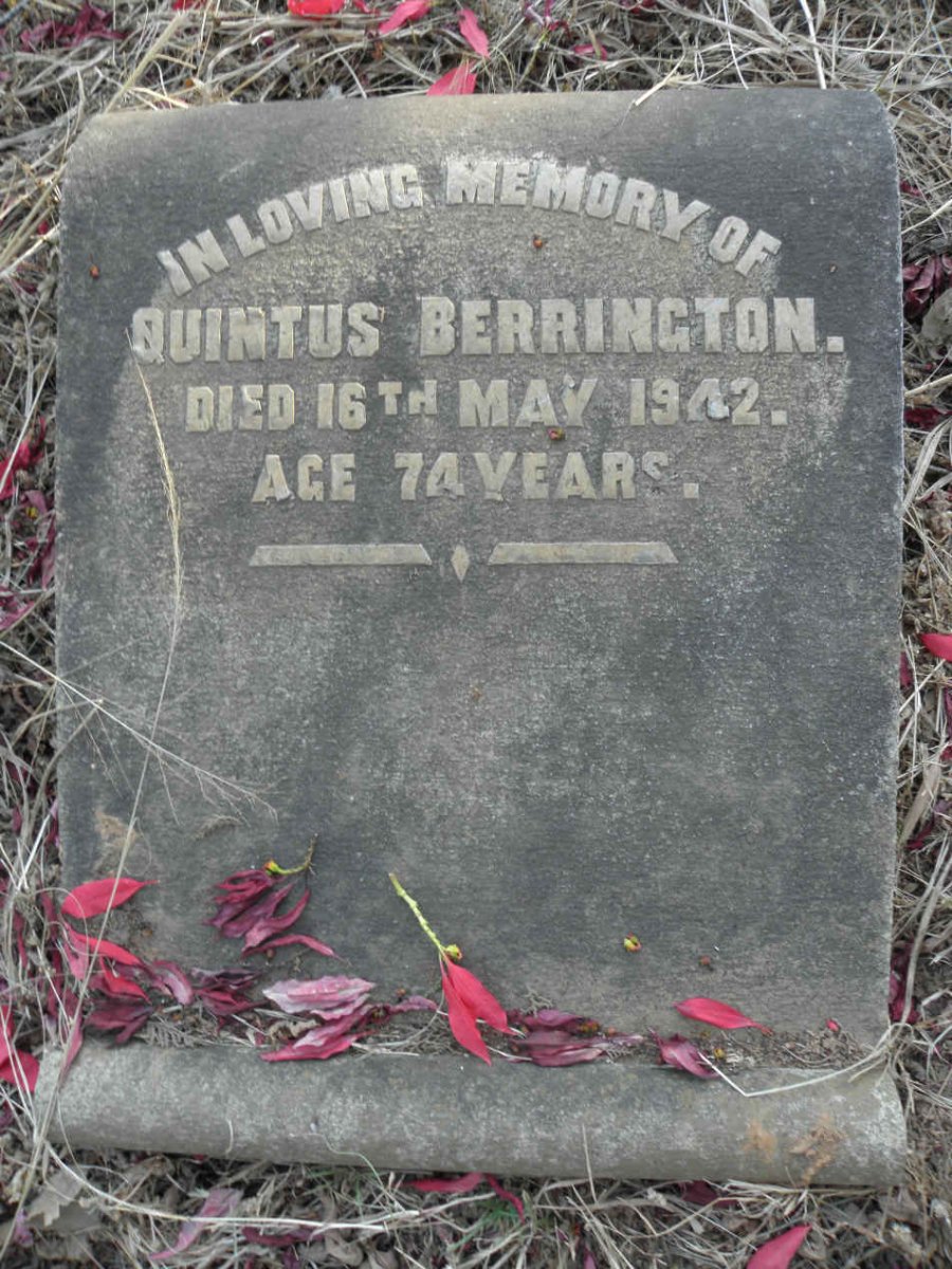 BERRINGTON Quintus -1942