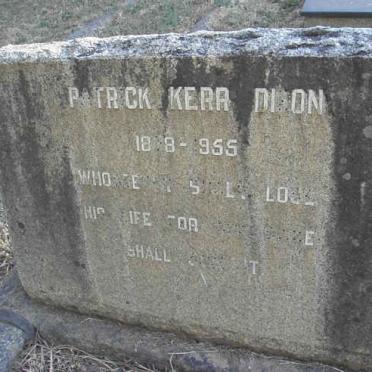 DIXON Patrick Kerr 1878-1955