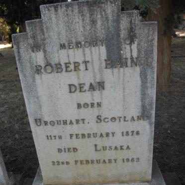 DEAN Robert Bain 1876-1962