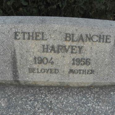 HARVEY Ethel Blanche 1904-1956