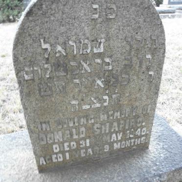 SHAPIRO Donald -1940