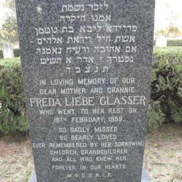 GLASSER Freda Liebe -1959