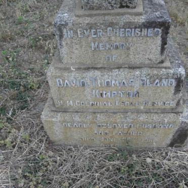 KIMPTON David Thomas Bland -1951