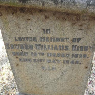 KIRBY Edward Williams 1858-1942