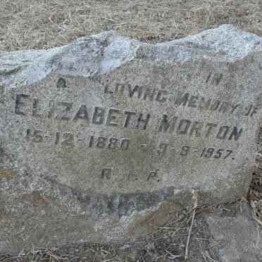 MORTON Elizabeth 1880-1957