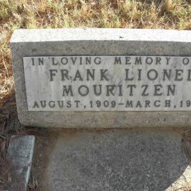 MOURITZEN Frank Lionel 1909-1961