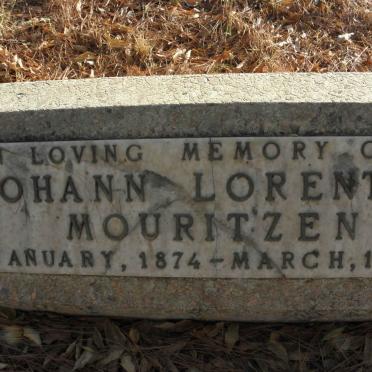 MOURITZEN Johann Lorentz 1874-1958