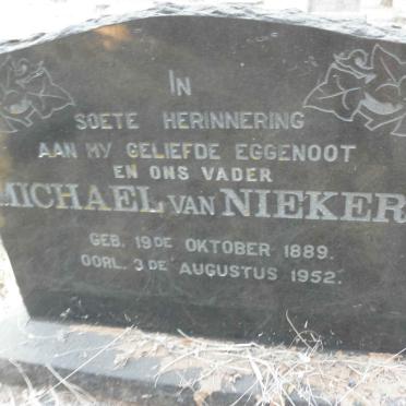 NIEKERK Michael, van 1889-1952