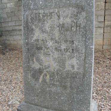 RALPH Stephen 1866-1929