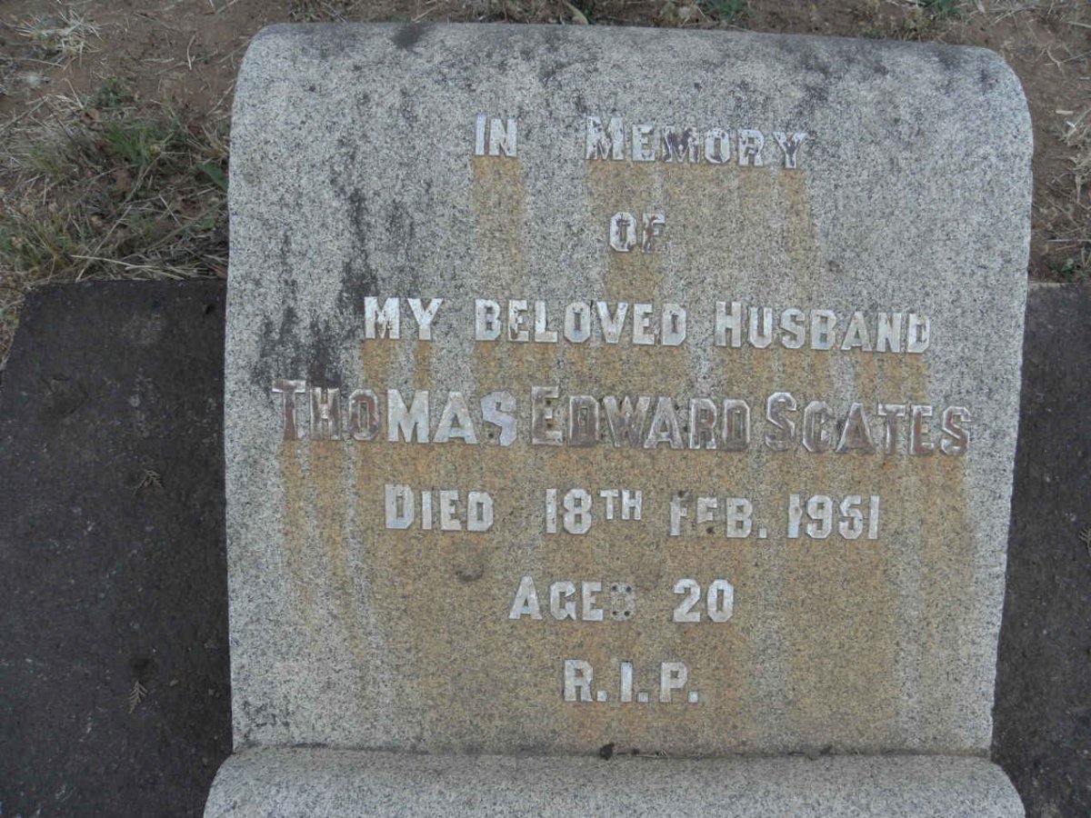 SCATES Thomas Edward -1951