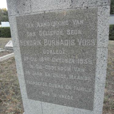 VOSS Hendrik Burnadis -1956