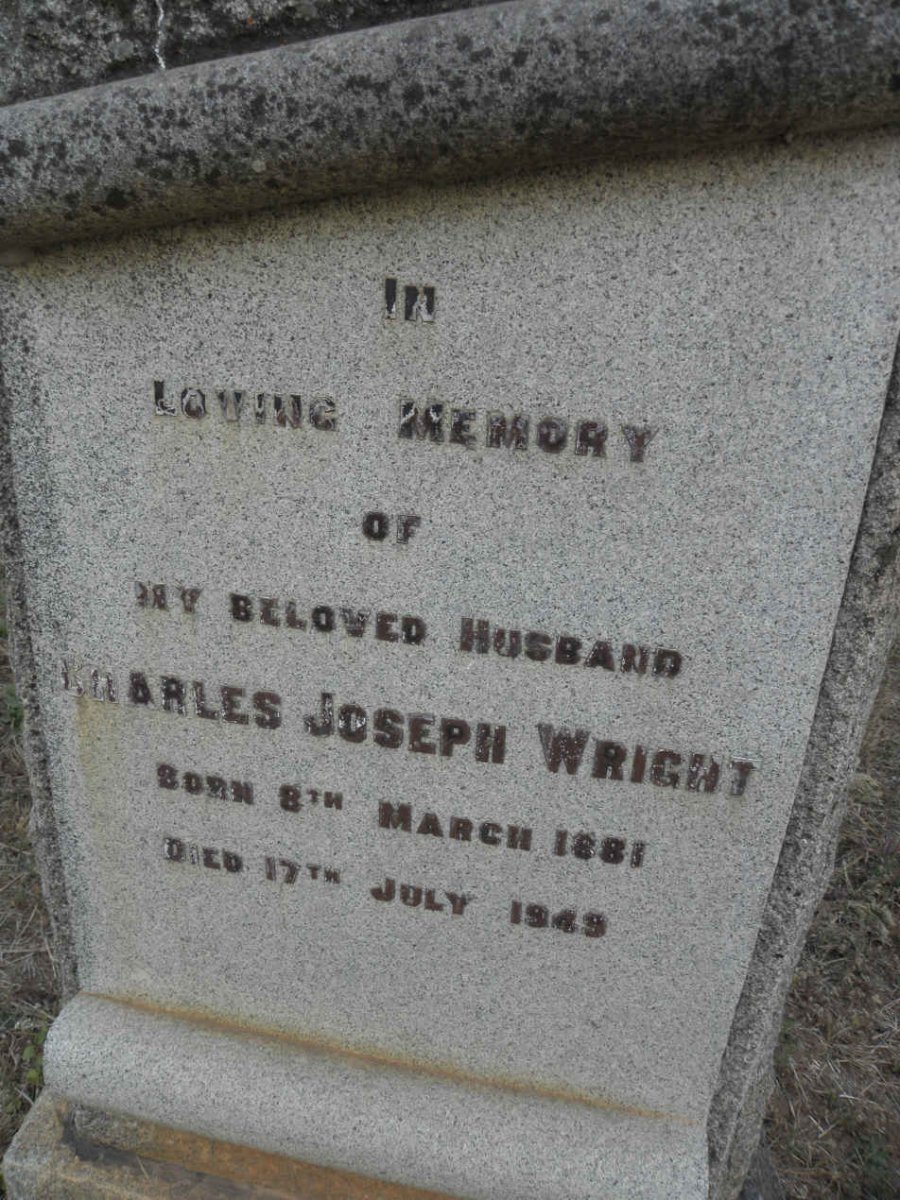 WRIGHT Charles Joseph 1881-1949