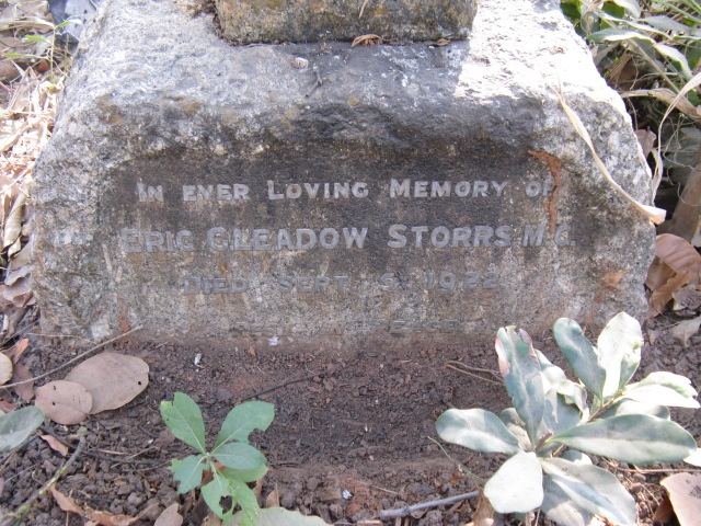 STORRS Eric Cleadow -1922