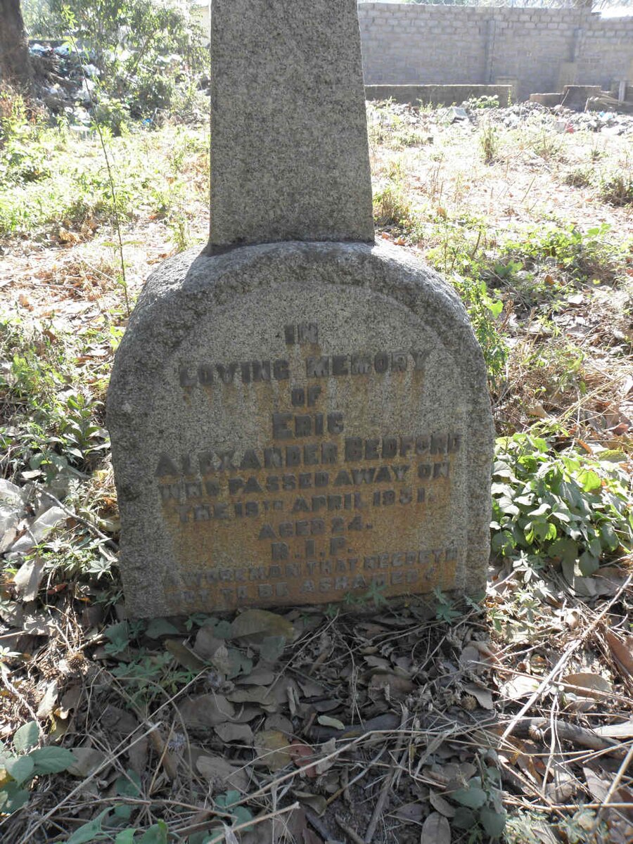 BEDFORD Eric Alexander -1931