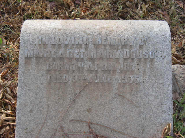 DOBSON Margaret Mary 187?-1935