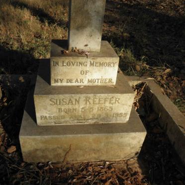 KEEFER Susan 1865-1955