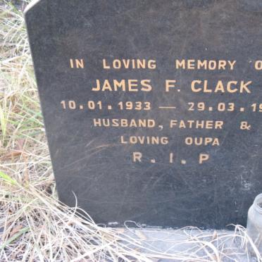 CLACK James F. 1933-1996