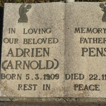 PENSEE Adrien 1909-1977