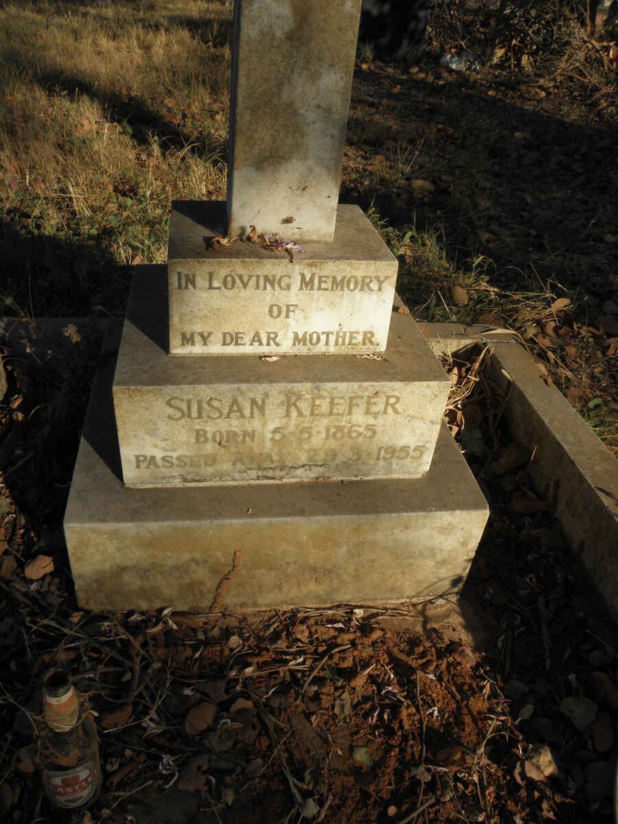 KEEFER Susan 1865-1955
