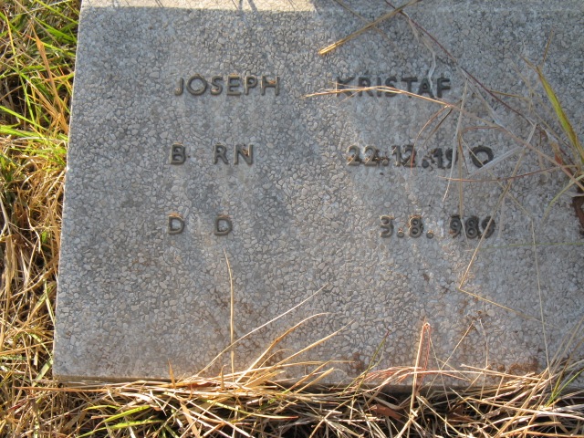 KRISTAF Joseph 19??-1989