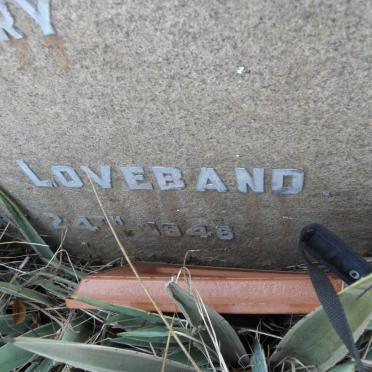 LOVEBAND Richard Digby -1946